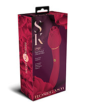Secret Kisses Rosegasm Lingo Dual Ended Rose Bud W/clitoral Flickering & Internal Massage