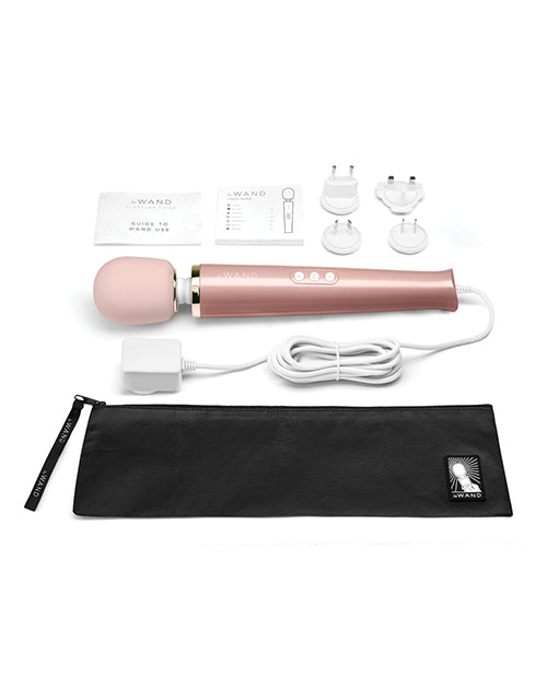 Le Wand Powerful Plug-in Vibrating Massager Rose Gold