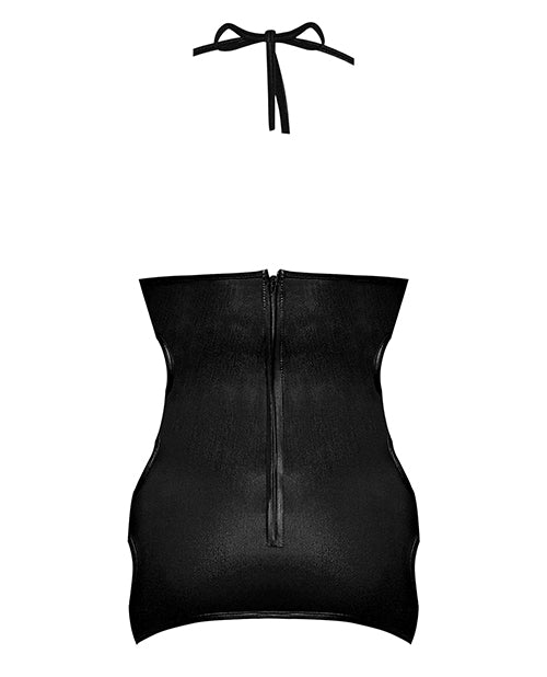 Lust Selene Keyhole Front Dress W/zipper Back & G-string