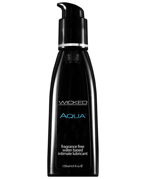 Wicked Sensual Care Aqua Water Based Lubricant 4 oz | Fragrance Free