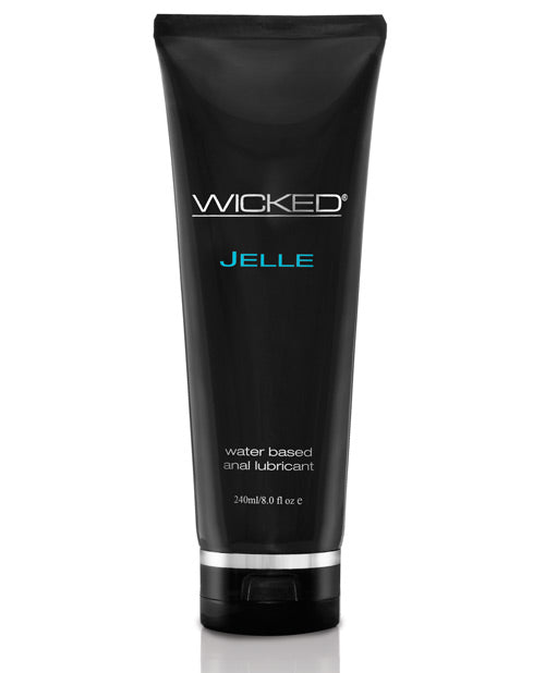 Wicked Sensual Care Jelle Waterbased Anal Lubricant - Fragrance Free 8 Oz 