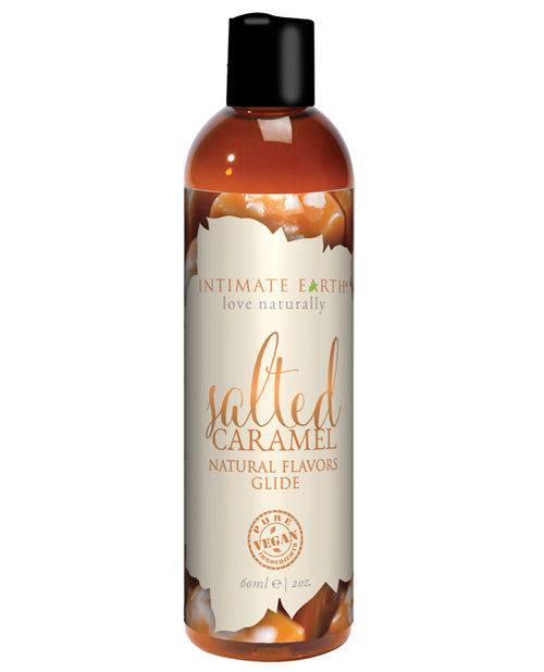 Intimate Earth Natural Flavors Glide | Salted Caramel 60ml