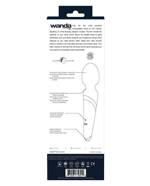 Vedo Wanda Rechargeable Wand | Just Black