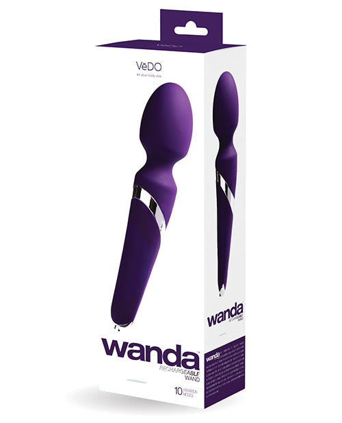 Vedo Wanda Rechargeable Wand | Deep Purple