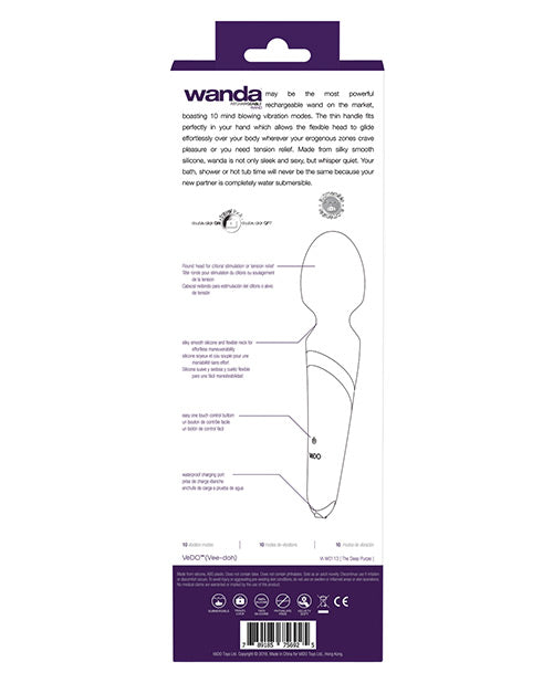 Vedo Wanda Rechargeable Wand | Deep Purple