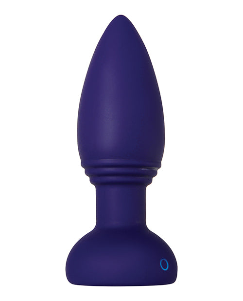Evolved Smooshy Tooshy Butt Plug - Purple