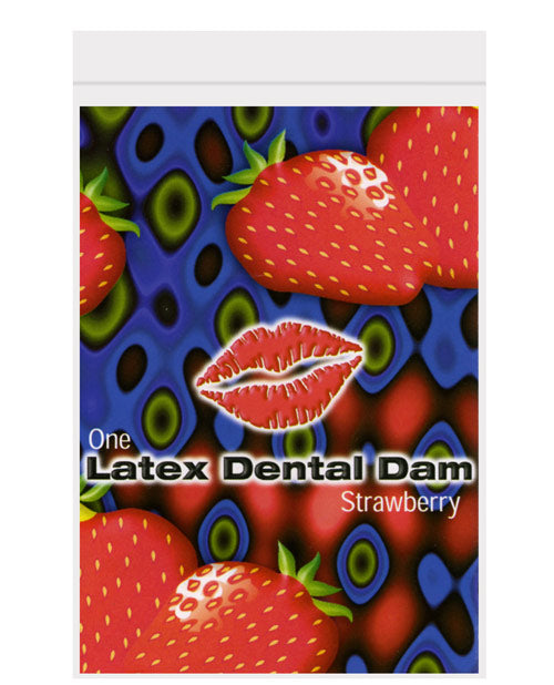 Trust Dam Latex Dental Dam | Strawberry