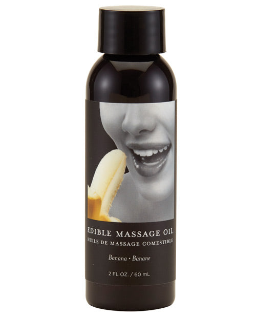 Earthly Body Edible Massage Oil | Banana 2oz 