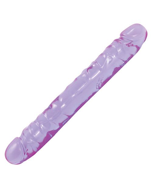 Crystal Jellies 12" Jr. Double Dong | Purple 