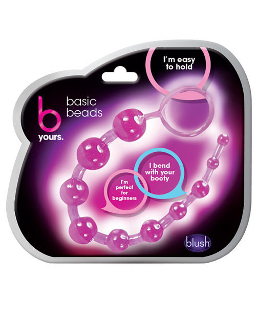 Blush B Yours Basic Anal Beads | Purple