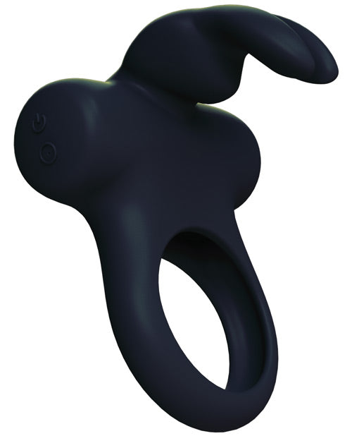 Vedo Frisky Bunny Rechargeable Vibrating Ring | Black Pearl