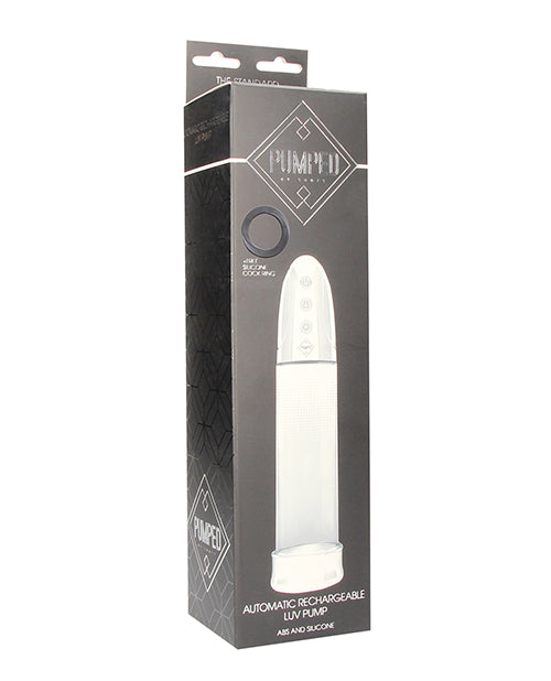 Shots Pumped Automatic Rechargeable Luv Pump | Clear