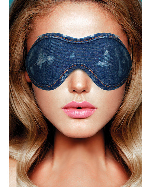 Shots Denim Eye Mask | Blue 