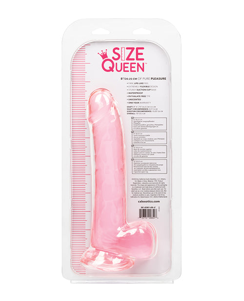 Size Queen 8" Dildo | Pink