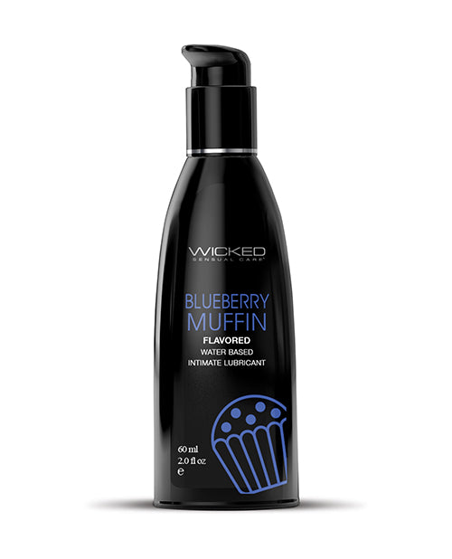 Wicked Sensual Care Water Based Lubricant - 2 oz | Blueberry Muffin