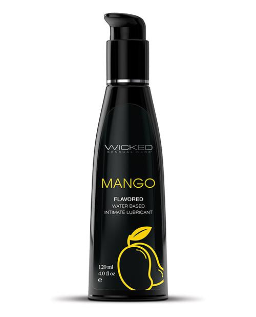 Wicked Sensual Care Aqua Water Based Lubricant 4 oz | Mango