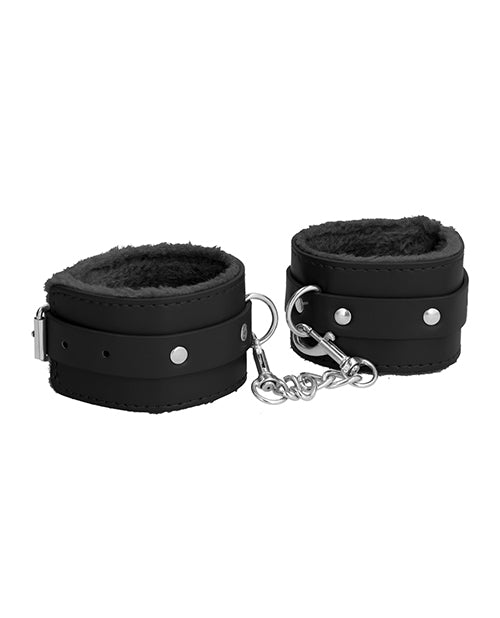 Shots Ouch Plush Leather Ankle Cuffs