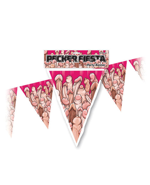 Pecker Fiesta Party Banner 20'