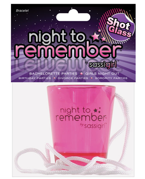 Night To Remember Shot Glass Necklace