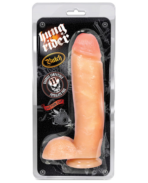 Blush Hung Rider Butch 11" Dildo W/suction Cup
