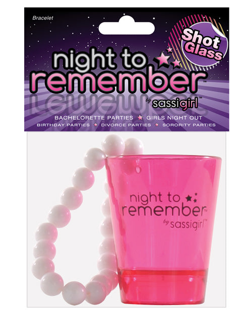 Night To Remember Shot Glass Bracelet