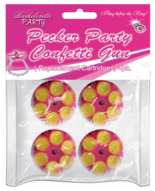 Party Pecker Confetti Refill Cartridge 4-Pack