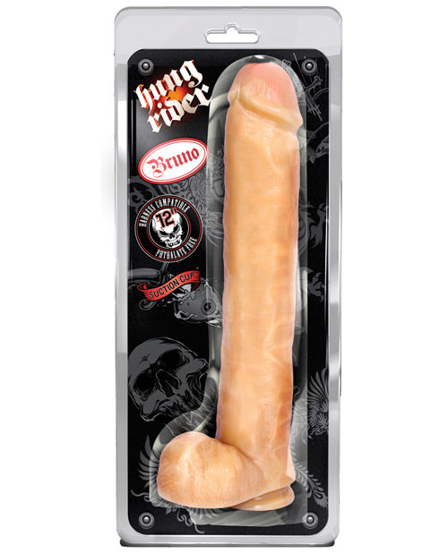 Products Blush Hung Rider Bruno 12" Dildo W/suction Cup - Flesh
