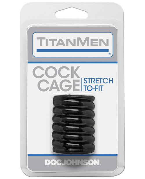 Titanmen Tools Cock Cage | Black