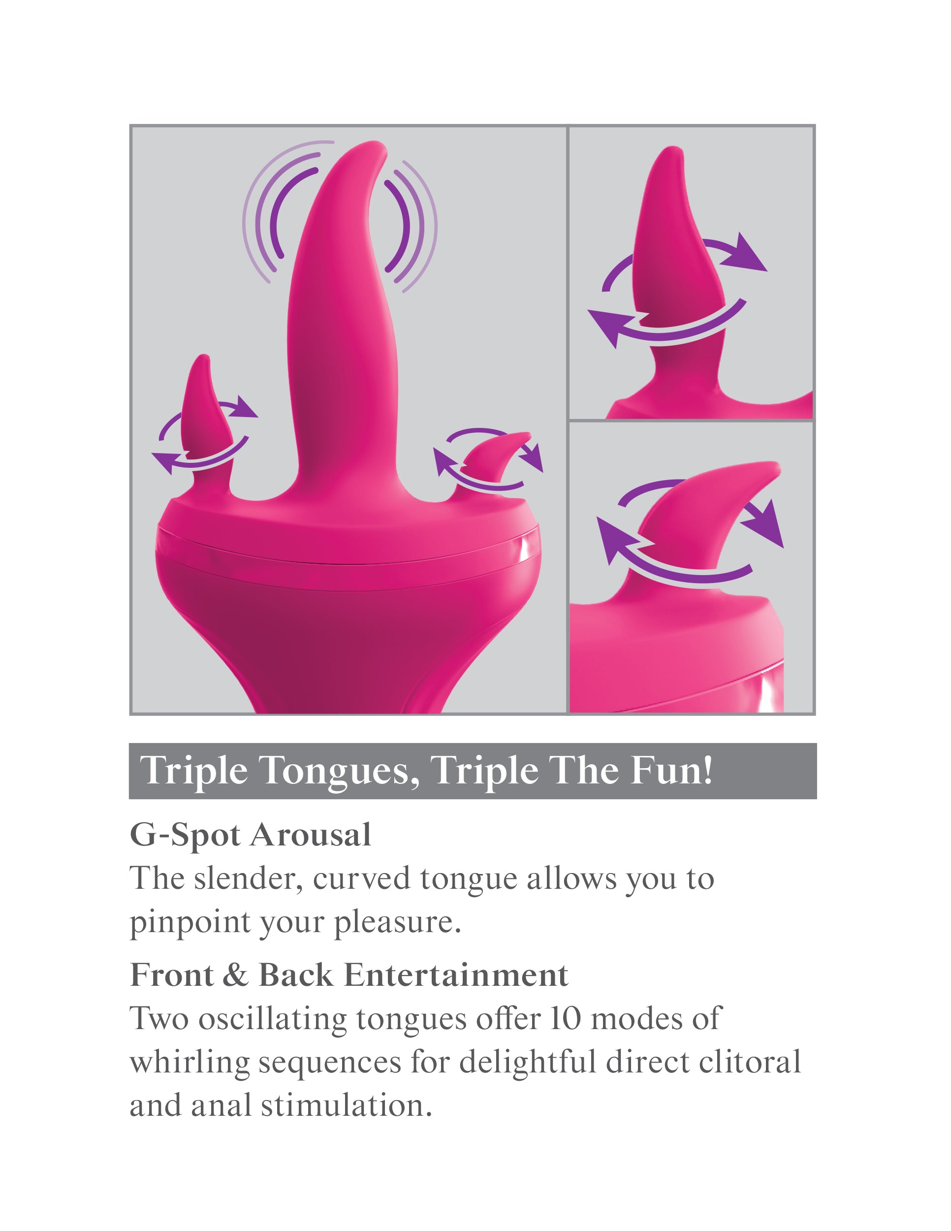 Threesome Holey Trinity | Pink 