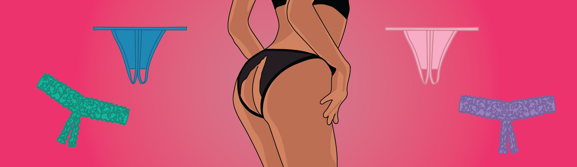 4 Reasons to Wear Crotchless Panties Blog Illustration