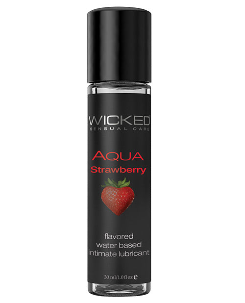 Wicked Sensual Care Aqua Flavored Water Based Lubricant - 1 oz