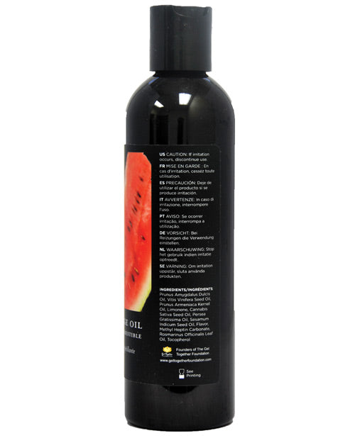 Earthly Body Hemp Edible Massage Oil