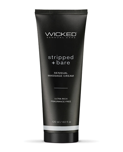 Wicked Sensual Care Stripped & Bare Unscented Massage Cream