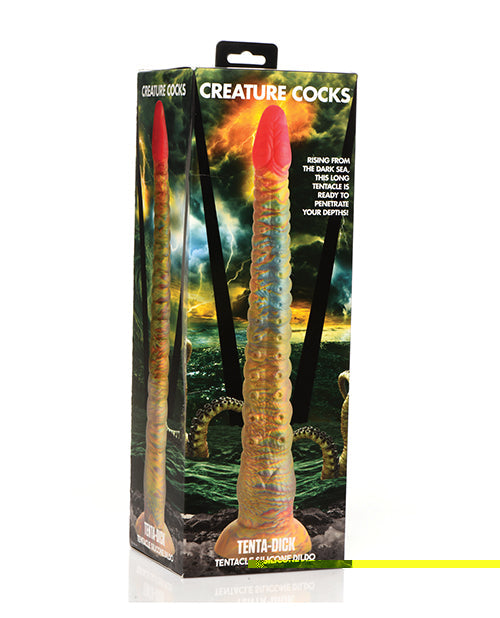 Creature Cocks Tentacle Dick Silicone Dildo - Multi Color