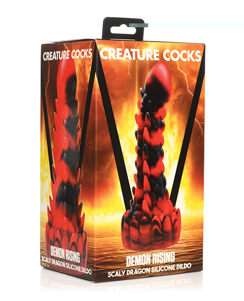 Scaly Dragon Silicone Dildo in Box