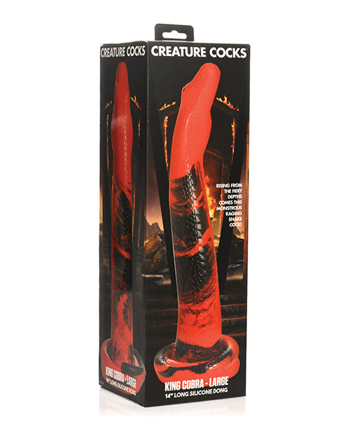 Creature Cocks King Cobra Large Silicone Dildo