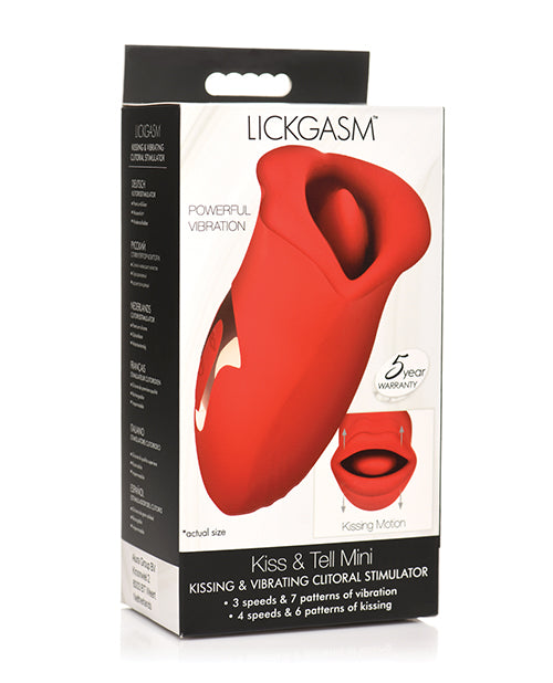 Shegasm Lickgasm Kiss + Tell Silicone Kissing & Vibrating Clitoral Stimulator