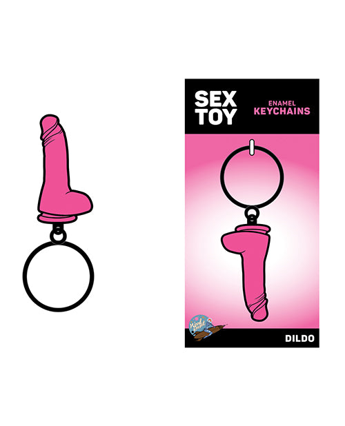 Wood Rocket Sex Toy Dildo Keychain