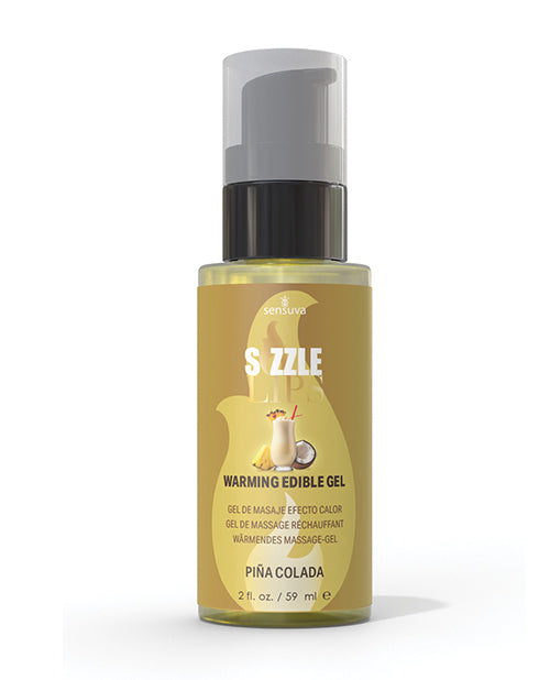 Sizzle Lips Warming Gel - 2 oz Pina Colada