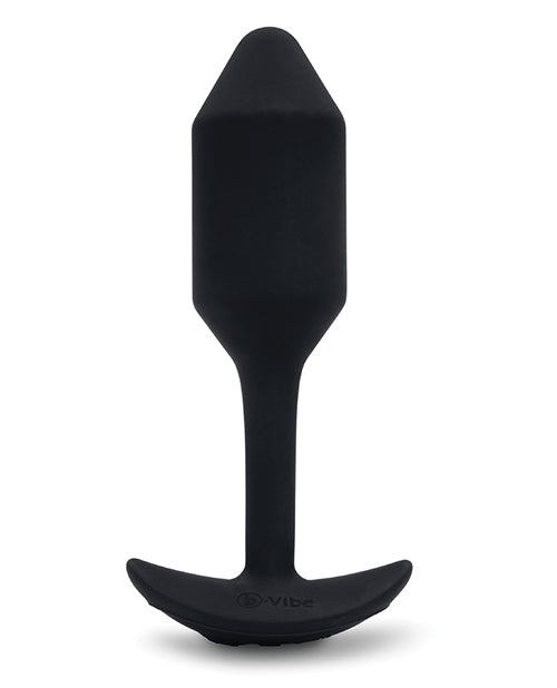B-vibe Vibrating Weighted Snug Plug 2 - Black