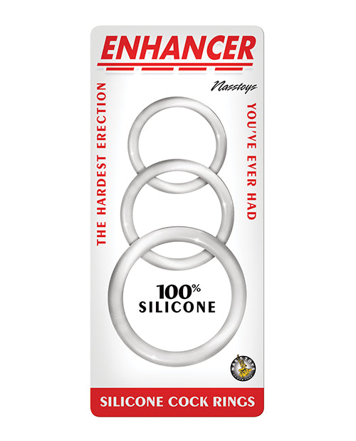 Enhancer Silicone Cockrings - Clear