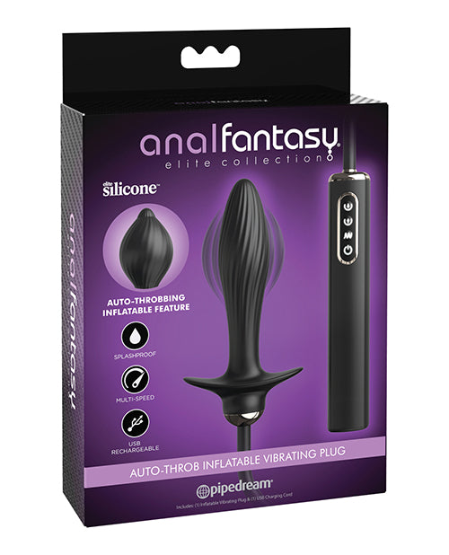 Anal Fantasy Elite Collection Auto Throb Inflatable Vibrating Plug