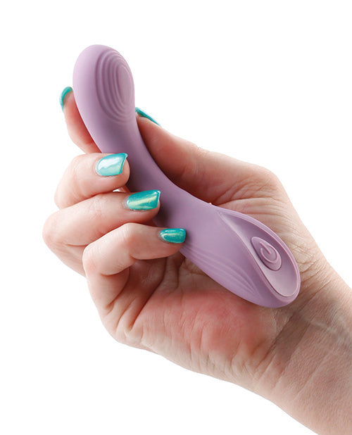 Close-up of the Desire - Pure vibrator highlighting its smooth silicone surface