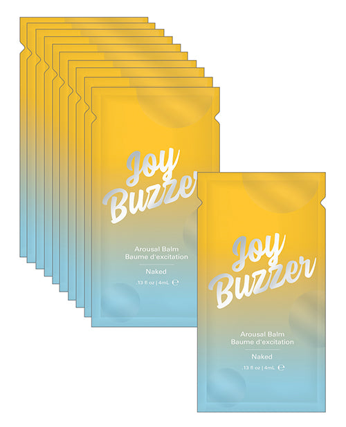 Joy Buzzer Naked Foil - 4 ml Pack of 24