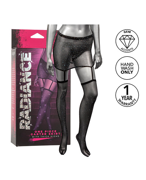 Radiance One Piece Garter Skirt W/ Thigh Highs