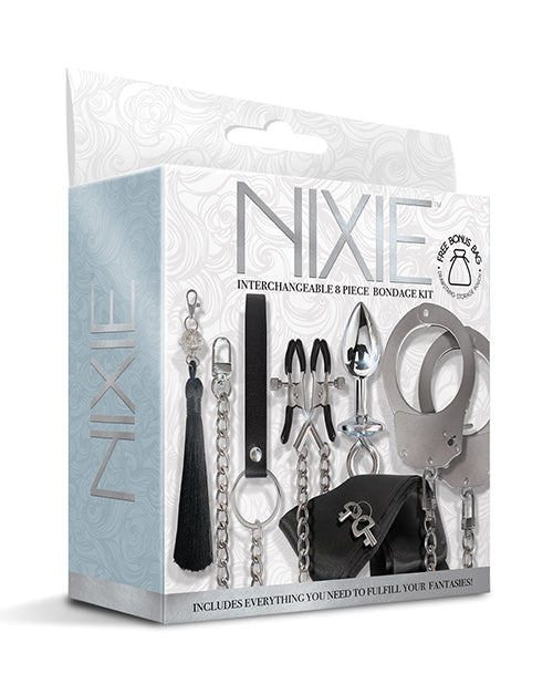 Nixie Interchangeable 8 Pc Bondage Kit