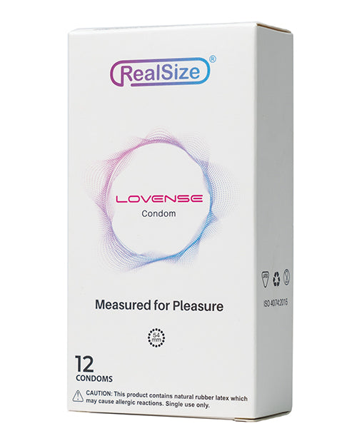 Lovense Realsize Condoms - Box Of 12