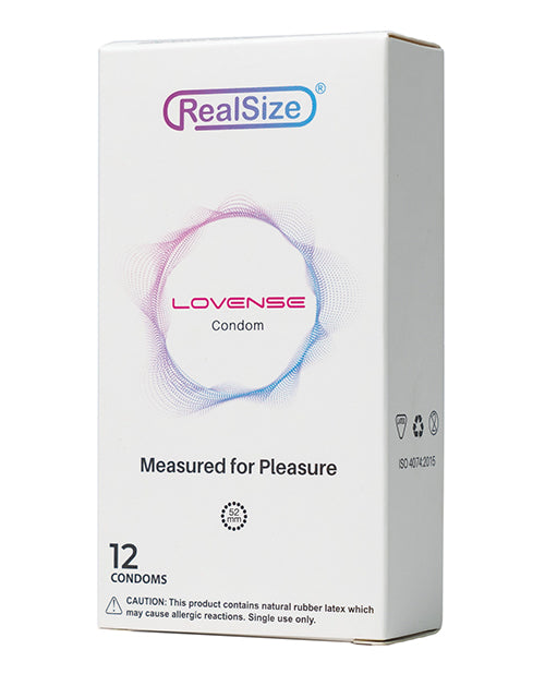 Lovense Realsize Condoms - Box Of 12