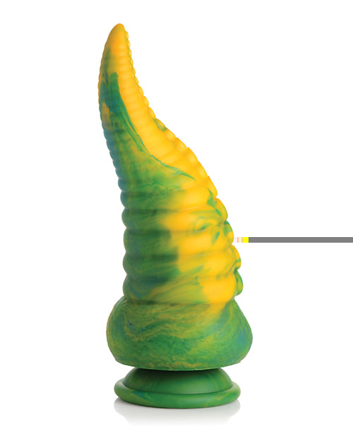 Creature Cocks Monstropus Tentacled Monster Silicone Dildo - Green/yellow