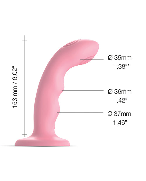 Strap on Me Tapping Dildo - Rose Coral